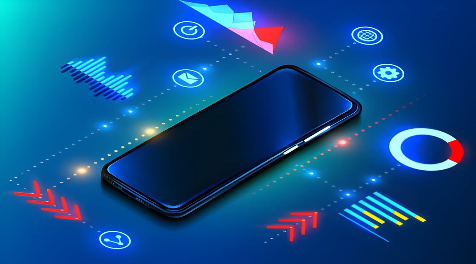 Communication and mobile trading support visual